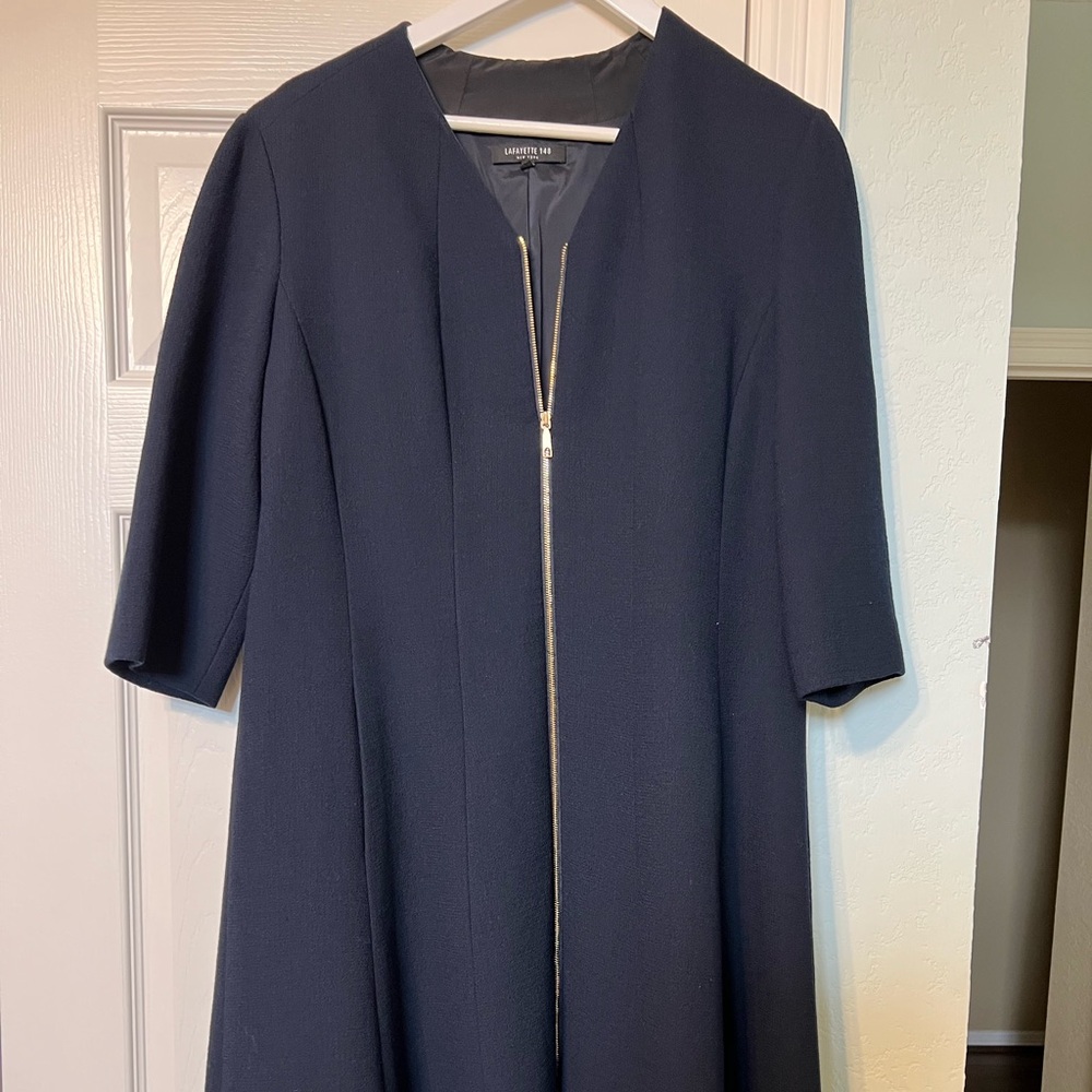 Lafayette 148 New York Navy Dress